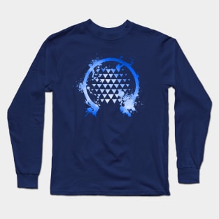 Spaceship Earth Abstract Long Sleeve T-Shirt